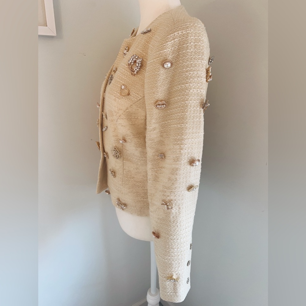 L’Agence Tayla Embellished Boucle Jacket - Picture 12 of 16